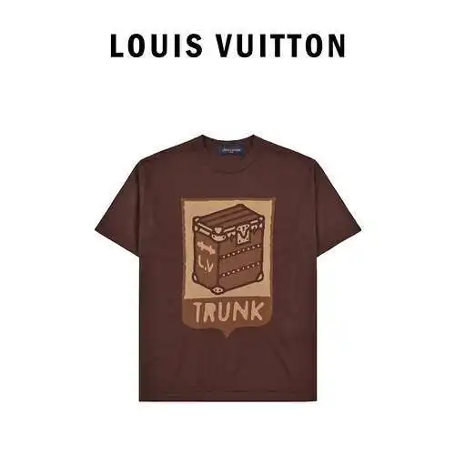 LV/Louis Vuitton 24ss Fei Dong treasure chest jacquard knitted short sleeves