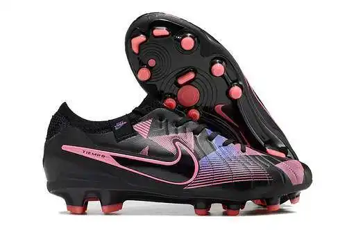 Llegada) Los nuevos y legendarios zapatos de fútbol FG totalmente tejidos de décima generación de Ni