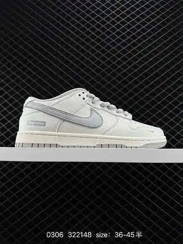 24 Nike Nike Dunk Low zapatos de skate retro. Hecho de cuero natural, es duradero y tiene un aire vi