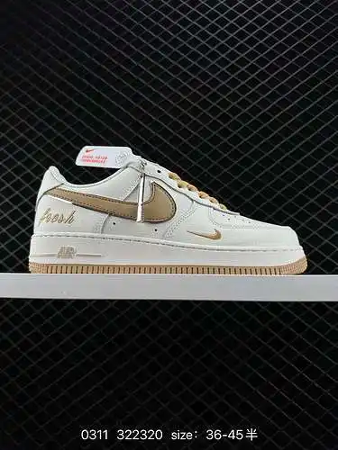 Nike Air Force Low Air Force 1 zapatillas deportivas informales, versátiles y de caña baja. La combi