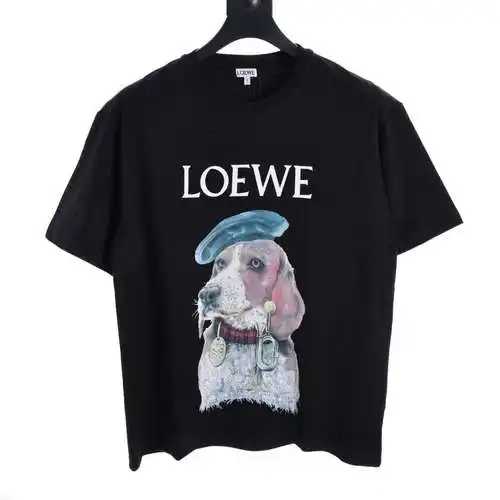 LE dog print short sleeves