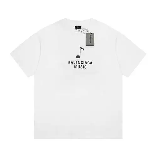 BAL Balenciaga 24ss music series musical note oil painting T-shirt