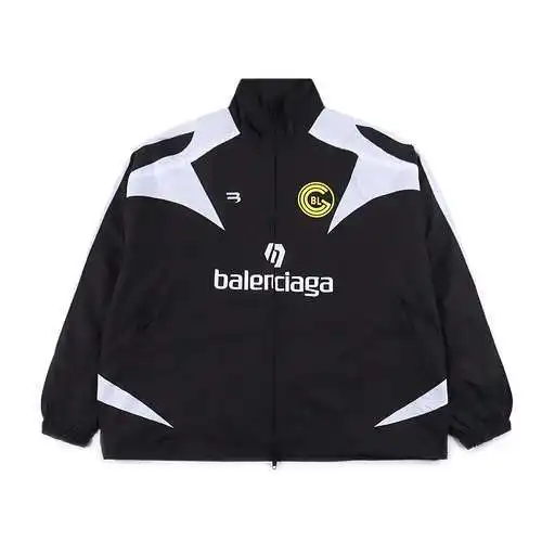 Balenciaga BLCG 24SS No. 10 stitched football training jacket
