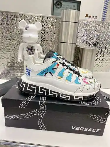 Zapatos Versace para hombre y mujer Código: 0309C80 Talla: 35-46 (personalizado a talla 46, no reemb