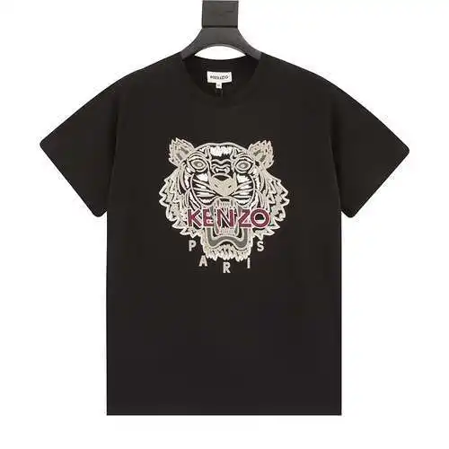 Kenzo KZ tiger head T-shirt men's official website synchronization