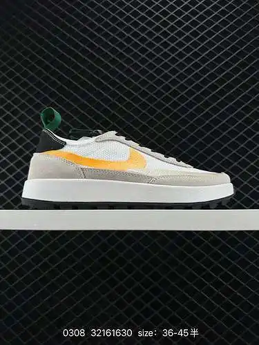Tom Sachs x Nk Zapato de uso general Mars Shoes 4. Zapatos casuales simples de marca compartida NIKE