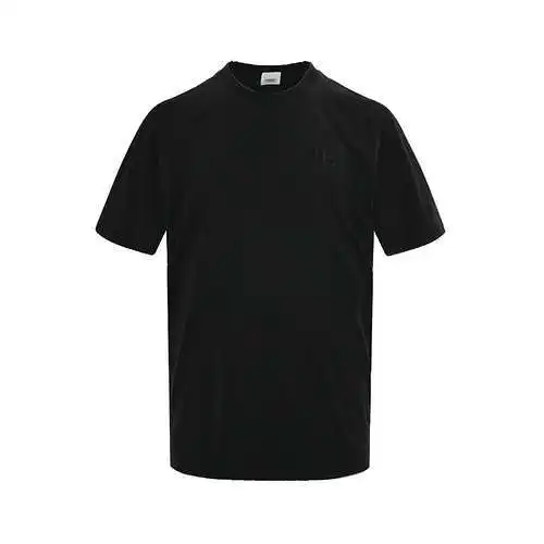 BBR Burberry B logo embroidered plaid patchwork short sleeves on the chest