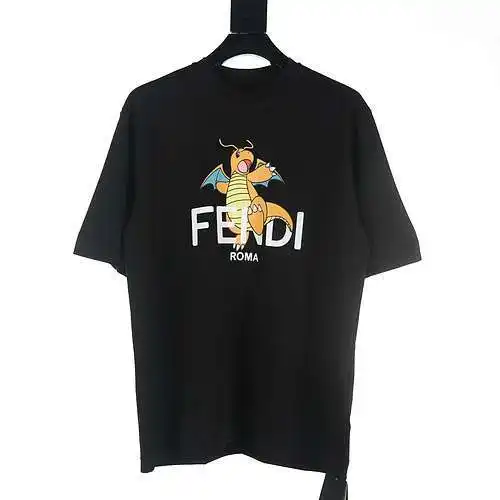 FD x FRGMT × Pokemon Charmander short-sleeved T-shirt