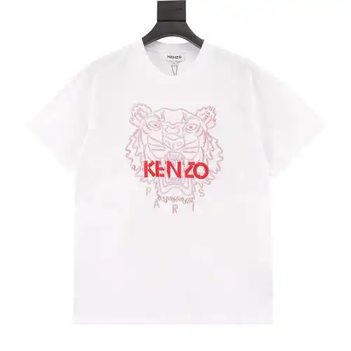 Kenzo KZ tiger head T-shirt official website synchronization