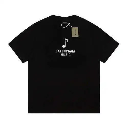 BAL Balenciaga 24ss music series musical note oil painting T-shirt
