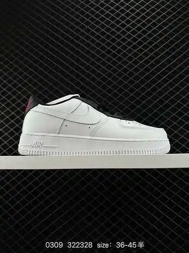 4 Nike Air Force Low Air Force 1 AF zapatillas deportivas informales, versátiles y de caña baja. Un 