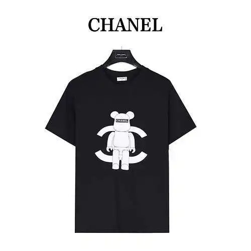 CHA*NEL/Chanel violent bear short-sleeved T-shirt