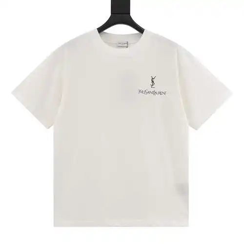 Saint Laurent YSL 24ss classic printed logo letter short-sleeved T-shirt