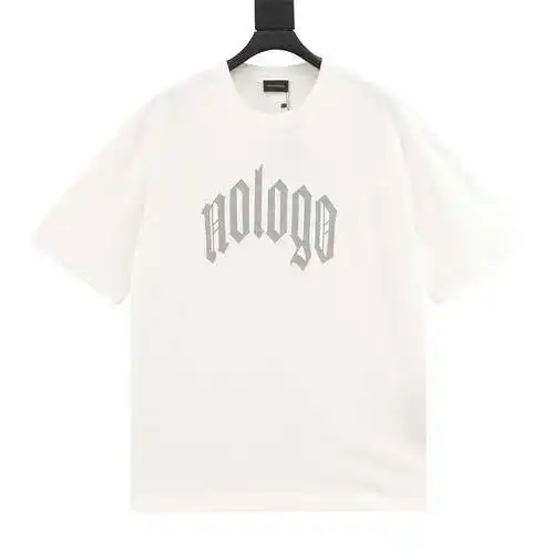 BLCG nologo cracked print short-sleeved T-shirt