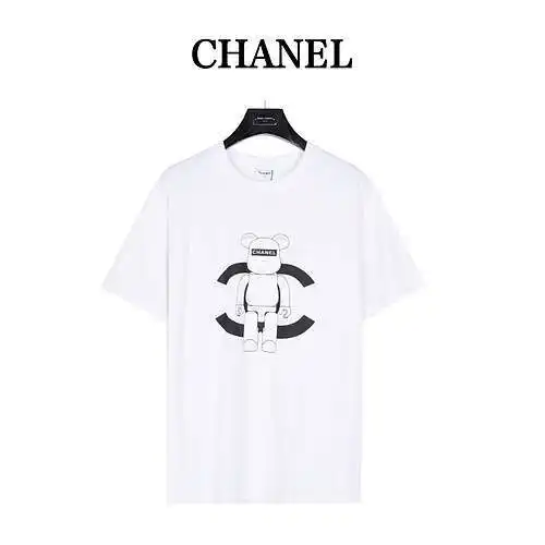 CHA*NEL/Chanel violent bear short-sleeved T-shirt