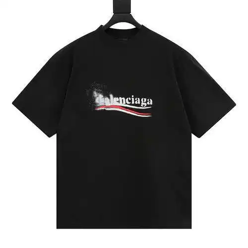 BLCG fuzzy cola print crew neck short sleeves