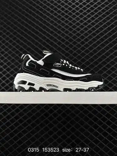 Los zapatos para niños SKECHERS/SKECHERS están hechos de cuero dividido de vaca resistente al desgas