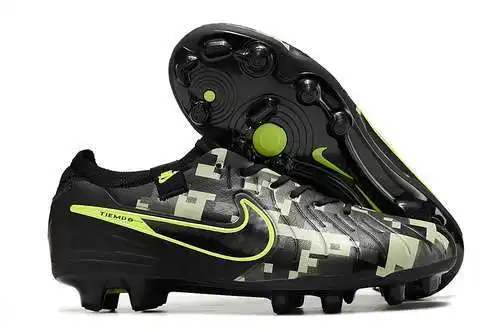 Los nuevos y legendarios zapatos de fútbol FG totalmente tejidos de décima generación de Nike NikeTi