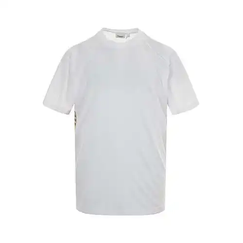 BBR Burberry B logo embroidered plaid patchwork short sleeves on the chest