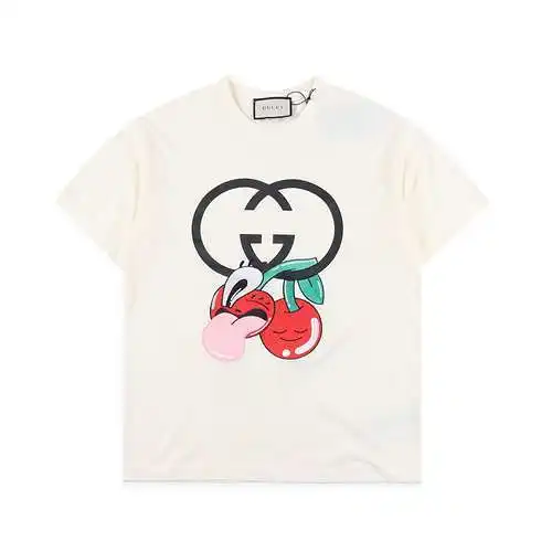 GC/Gucci cherry embroidered short sleeves