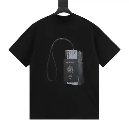 BLCG 24SS Ticket Passport Round Neck Short Sleeve T-Shirt