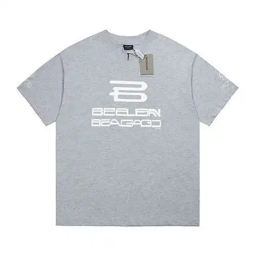 High quality BLCG Balenciaga 24ss Ai synthetic letter T-shirt