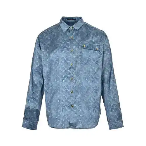 LV/Louis Vuitton new gradient all-over print shirt