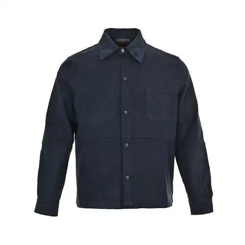 LV/Louis Vuitton 23Fw pocket presbyopia suede shirt jacket