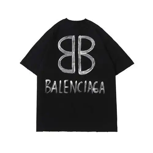 BLCG 2024 new spring and summer Balenciaga luminous short sleeves