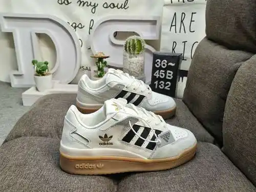 132DAdidas Forum 84 Zapatillas deportivas informales de moda, versátiles, de caña baja y caña baja. 