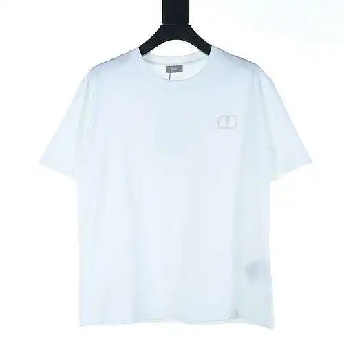 Dior CD Classic CD Embroidered Short Sleeve T-Shirt