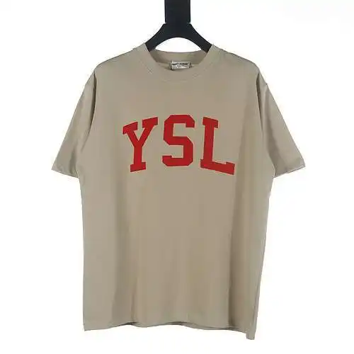 Saint Laurent SLP YSL direct spray letter short-sleeved T-shirt