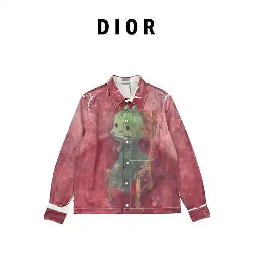 CD Dior 24ss fun series Omamon pattern rendering shirt