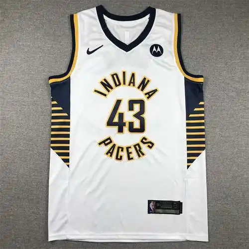 Pacers No. 43 Pascal Siakam Blanco