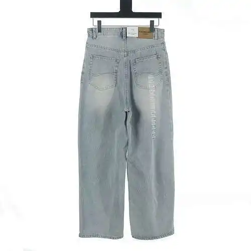 Balenciaga BLCG 24SS size letter logo denim trousers