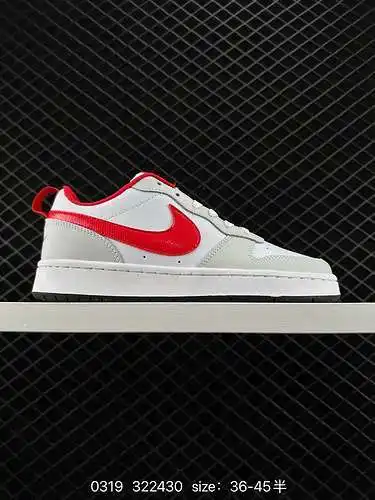 Zapatillas informales de caña baja retro rojas y blancas Nike Ebernon Low PRM de nivel empresarial N