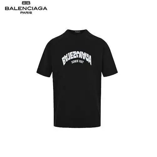 BLCG/Balenciaga mirror embroidered short sleeves