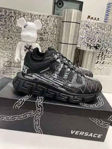 Zapatos Versace para hombre y mujer Código: 0309C80 Talla: 35-46 (personalizado a talla 46, no reemb