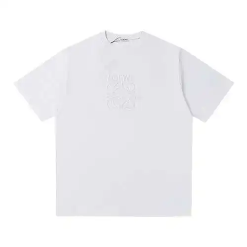 LE Loewe 2024ss summer new letter embroidered logo short-sleeved T-shirt