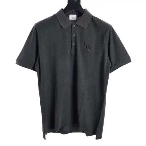 BBR 23SS short-sleeved polo shirt with B letter embroidery on the chest