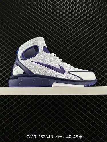 24 Las zapatillas de baloncesto retro de caña alta con velcro Nike Air Zoom HUARACHE 2K4 son el prim