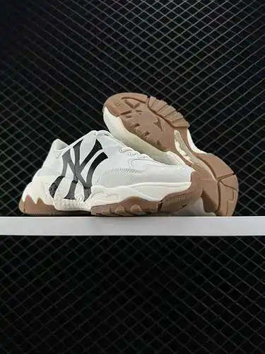 NY MLB Bigball Chunky Pixel New York Yankees zapatillas informales con suela gruesa aumentadas 32SHC