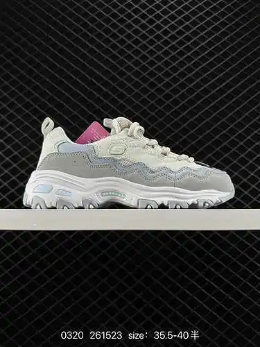 Zapatos de mujer Skechers 223 Zapatos para papá Malla Transpirable Empalme Zapatos deportivos casual