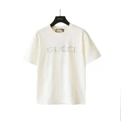 GC/Gucci 24ss rivet letter logo short-sleeved T-shirt