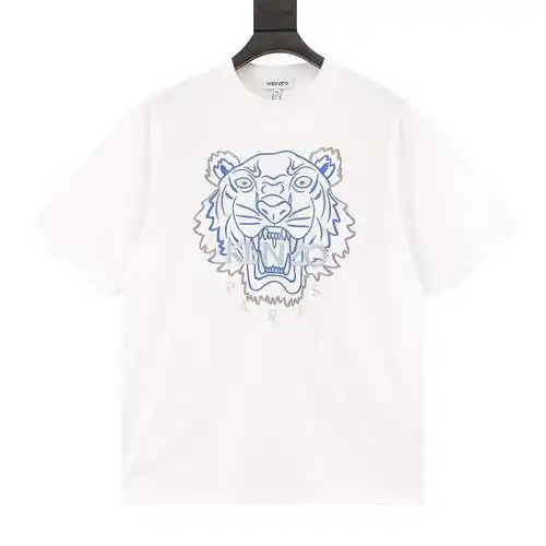 Kenzo KZ tiger head T-shirt official website synchronization