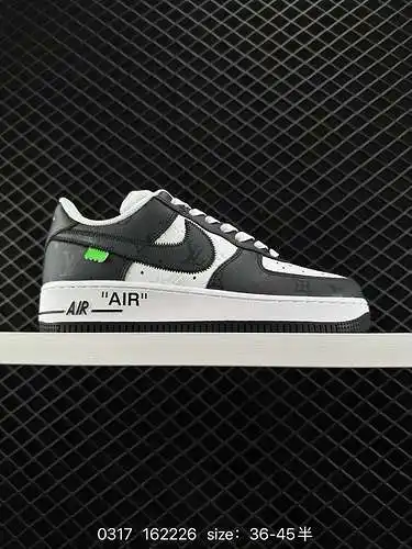 3 Donkey Brand x Nk Air Force '7 Modelo de articulación baja Air Force 1 zapatillas deportivas infor