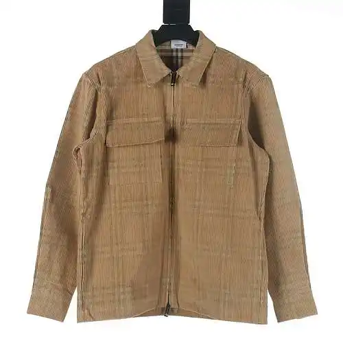 Burberry BBR 23Fw corduroy plaid jacket