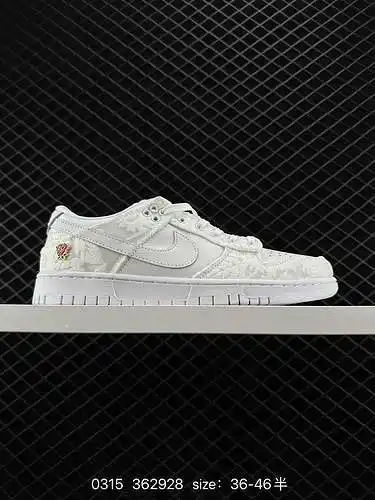4 Zapatillas Nike Nike Dunk Low Zapatillas de skate retro Zapatillas clásicas. Hecho de cuero natura