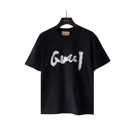 BLCG X GC Gucci joint graffiti print crew neck T-shirt
