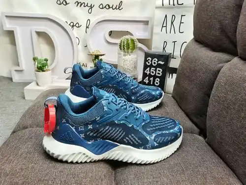 418D genuino Adidas AlphaBounce Beyond M Alpha LV marca compartida tiburón branquias patrón suela ca